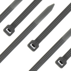 Kabelbinder Standard, 150 x 2,5mm, schwarz, 100 Stück