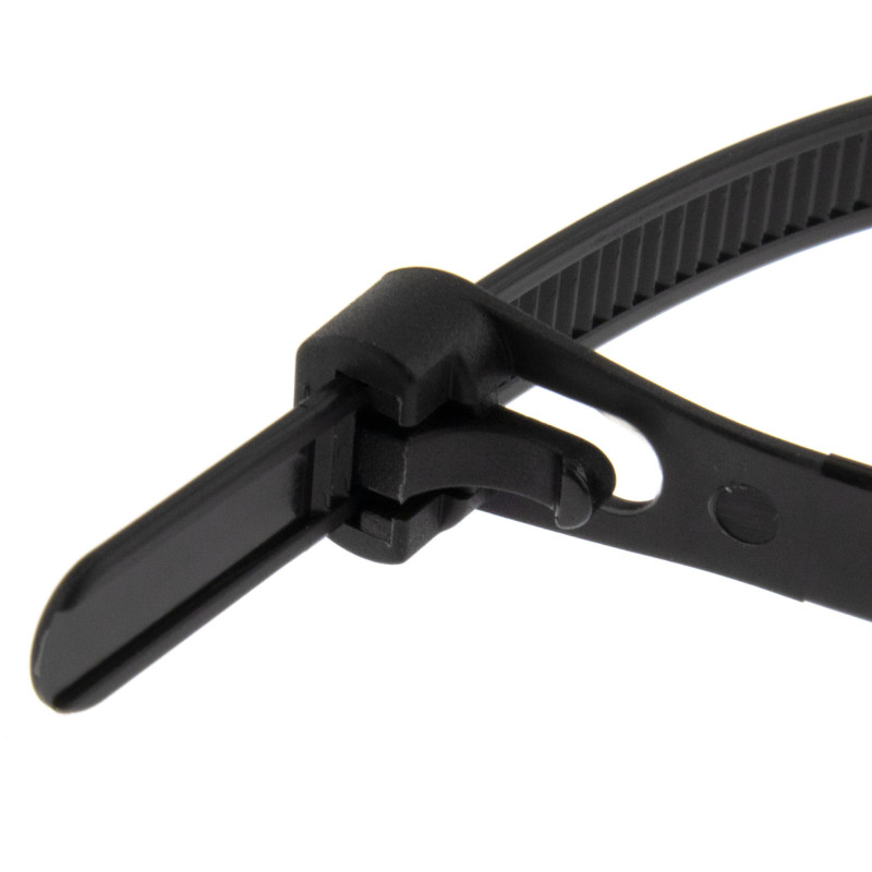 Kabelbinder Standard, 200 x 2,5mm, schwarz, 100 Stück