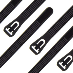Kabelbinder Standard, 200 x 2,5mm, schwarz, 100 Stück