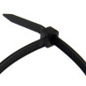 Kabelbinder Standard, 200 x 4,8mm, schwarz, 100 Stück