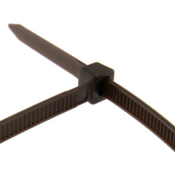 Kabelbinder Standard, 200 x 4,8mm, braun, 100 Stück
