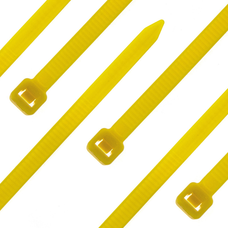 Kabelbinder Standard, 200 x 4,8mm, gelb, 100 Stück