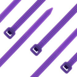 Kabelbinder Standard, 200 x 4,8mm, lila, 100 Stück
