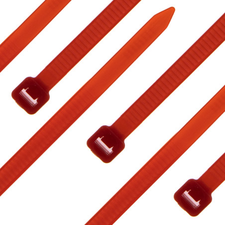 Kabelbinder Standard, 300 x 4,8mm, rot, 100 Stück