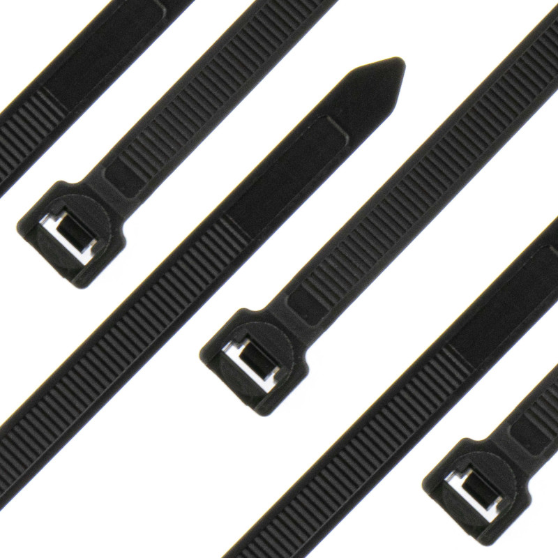 Kabelbinder Standard, 550 x 7,6mm, schwarz, 100 Stück