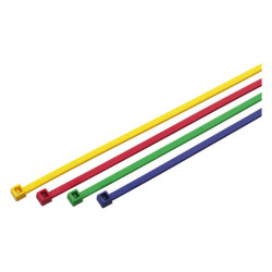 Cimco 181480 Kabelbinder, BxL: 2,5 x 100mm, gelb, 100 Stück