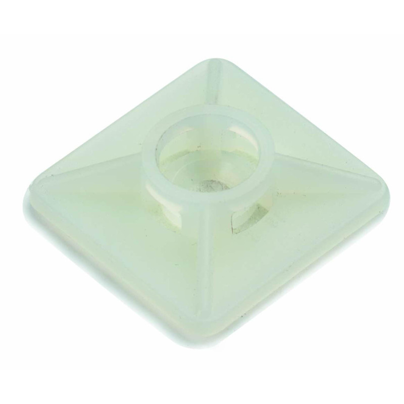 Cimco 181382 Befestigungssockel 19x19mm Kabelbinder bis max. 3,6mm, 100 Stück