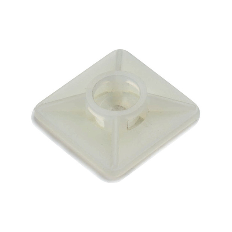 Cimco 181384 Befestigungssockel 27x27mm Kabelbinder bis max. 4,8mm, 100 Stück