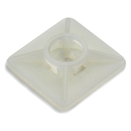 Cimco 181384 Befestigungssockel 27x27mm Kabelbinder bis max. 4,8mm, 100 Stück