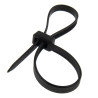 SeKi Kabelbinder doppelt 200 x 4,8mm, schwarz, 100 Stück
