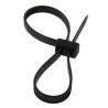 SeKi Kabelbinder doppelt 200 x 4,8mm, schwarz, 100 Stück