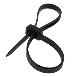 SeKi Kabelbinder doppelt 300 x 4,8mm, schwarz, 100 Stück