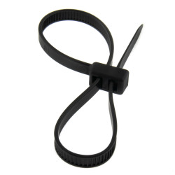 SeKi Kabelbinder doppelt 300 x 4,8mm, schwarz, 100 Stück