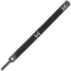 SeKi Klettkabelbinder 115 x 12mm, schwarz, 10 Stück mit Öse