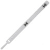 SeKi Klettkabelbinder 150 x 12mm, weiss, 10 Stück mit Öse