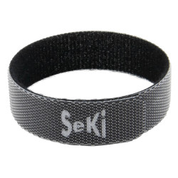 SeKi Klettkabelbinder 150 x 12mm, schwarz, 10 Stück