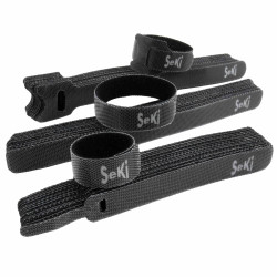 Klettkabelbinder Sortiment 45 Stück, schwarz