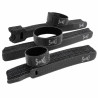 Klettkabelbinder Sortiment 45 Stück, schwarz