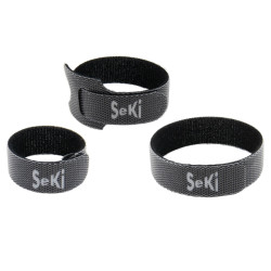 Klettkabelbinder Sortiment 45 Stück, schwarz