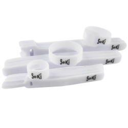 Klettkabelbinder Sortiment 45 Stück, weiss