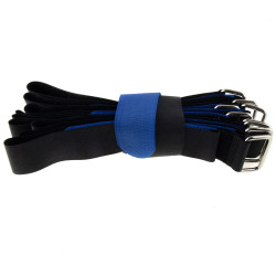 SeKi Klettbinder 150x16, schwarz/blau, 10 Stück