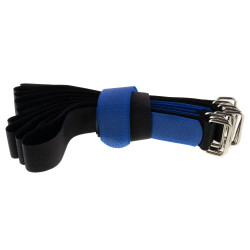 SeKi Klettbinder 400x30, schwarz/blau, 10 Stück