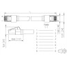 Metz Connect Netzwerkkabel, RJ-45 Stecker - RJ45-Stecker, Cat 6, Ultraflex500 VoIP, schwarz, 2,0 m