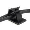 SeKi Kabelhalter selbstklebend 22,2-25,4mm, schwarz, 50 Stück
