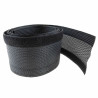 SeKi Kabelschlauch mit Klett, schwarz, 10-15mm, 2 Meter