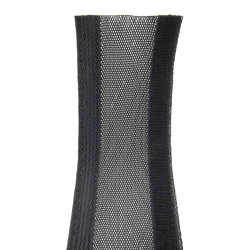SeKi Kabelschlauch mit Klett, schwarz, 10-15mm, 2 Meter