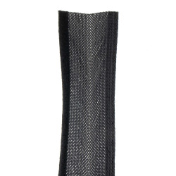 SeKi Kabelschlauch mit Klett, schwarz, 15-20mm, 2 Meter