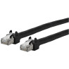 Metz Connect Netzwerkkabel, RJ-45 Stecker - RJ45-Stecker, 6kV Flex500 Outdoor, schwarz, 2,0 m
