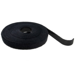 SeKi Klettband schwarz, 12,5mm, 10 Meter