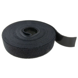 SeKi Klettband schwarz, 20,0mm, 10 Meter