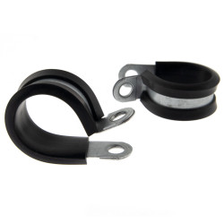 SeKi Leitungsschelle P-Clip mit Gummi, 19mm, 3/4", 5 Stück