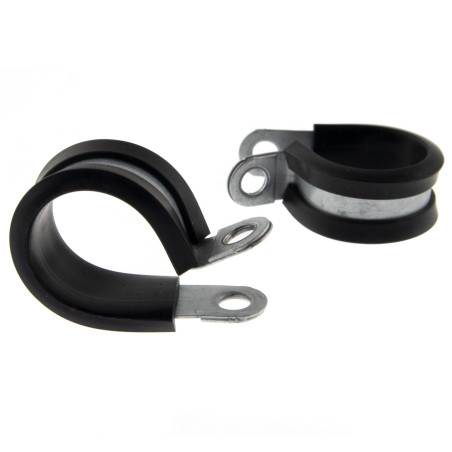 SeKi Leitungsschelle P-Clip mit Gummi, 25,4mm, 1", 5 Stück