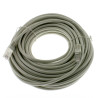 Netzwerkkabel, RJ-45 Stecker - RJ45-Stecker, Patchkabel Cat. 5e SF/UTP, grau, 15,0 m