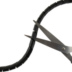 SeKi Spiralband, Bündeldurchmesser: 9,0 - 65mm, schwarz, 10 Meter