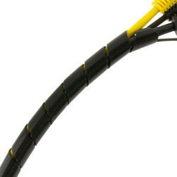 SeKi Spiralband, Bündeldurchmesser: 12 - 75mm, schwarz, 5 Meter