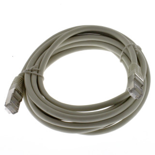 Netzwerkkabel, RJ-45 Stecker - RJ45-Stecker, Patchkabel Cat. 5e SF/UTP, grau, 2,0 m