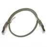 Netzwerkkabel, RJ-45 Stecker - RJ45-Stecker, Patchkabel Cat. 5e SF/UTP, grau, 1,0 m