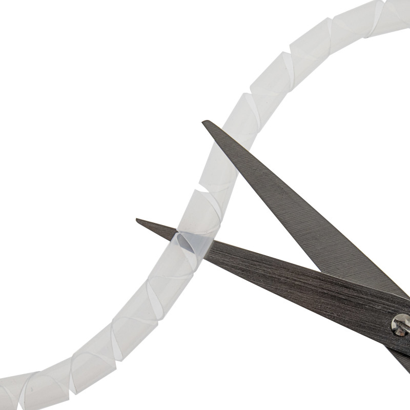 SeKi Spiralband, Bündeldurchmesser: 7,5 - 60mm, transparent, 10 Meter