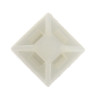 SeKi Klebesockel für Kabelbinder, 20,0x20,0mm, weiss, 100 Stück