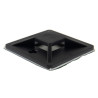 SeKi Klebesockel für Kabelbinder, 40,0x40,0mm, schwarz, 100 Stück