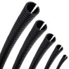 SeKi Wellrohr Innen-Ø 4,5mm, geschlitzt PP, schwarz, 50m