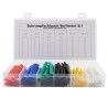Schrumpfschlauch Sortiment, 2:1, 10cm, 80 Teile, bunt