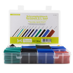 Schrumpfschlauch Sortiment, 2:1, 45mm, 560 Teile