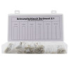 Schrumpfschlauch Sortiment, 2:1, 10cm, 80 Teile, weiss