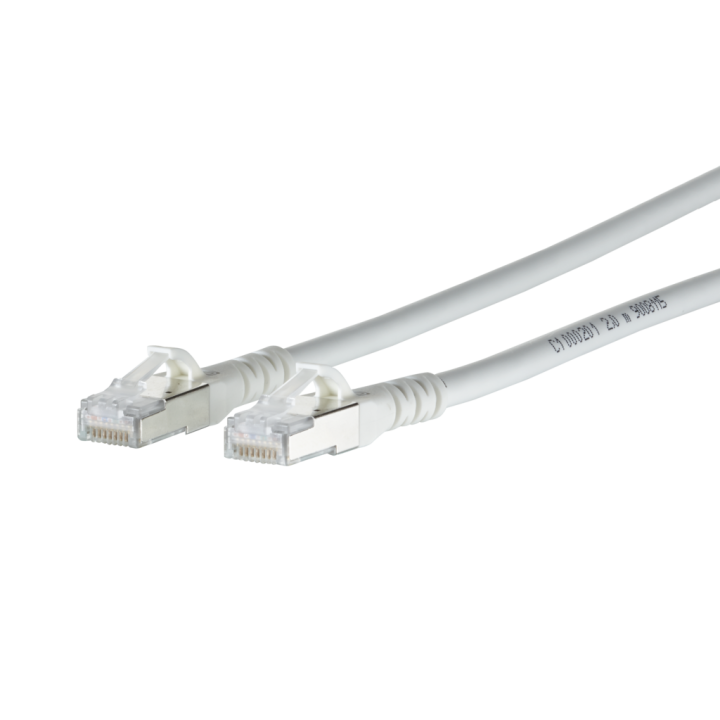 Metz Connect Netzwerkkabel, RJ-45 Stecker - RJ45-Stecker, CAT 6A, S/FTP, AWG 26, 1,00 m
