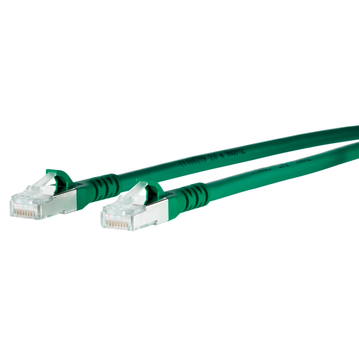 Metz Connect Netzwerkkabel, RJ-45 Stecker - RJ45-Stecker, CAT 6A, S/FTP, AWG 26, 10,0 m